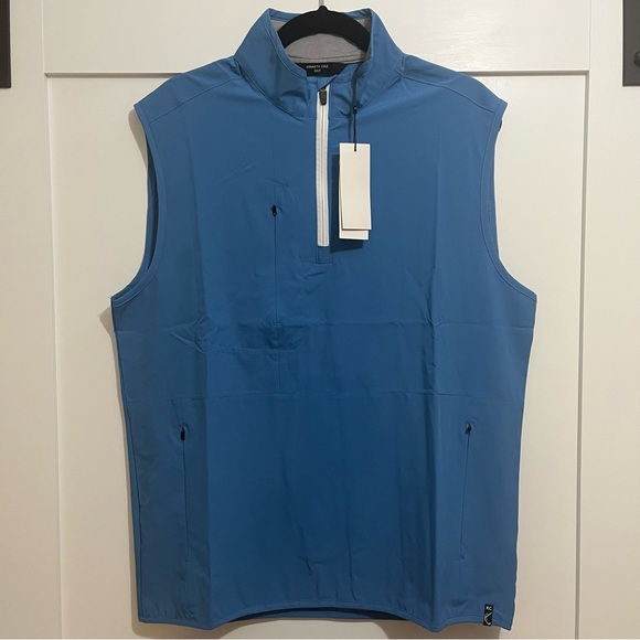 NWT Kenneth Cole Golf Medium 1/4 Zip Water Resistant Vest - Picture 1 of 10